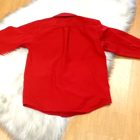 Class Club Red Button Down Shirt - Picture 7 of 8